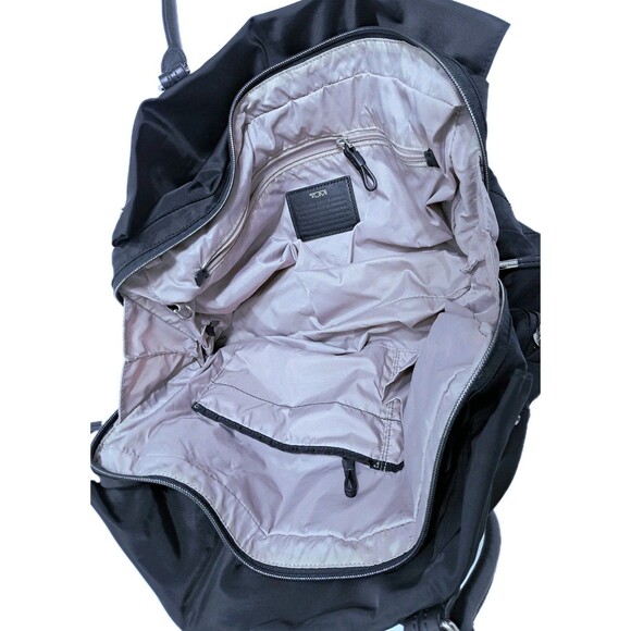 Tumi Black Nylon Leather Voyager Derby Professional Tote Shoulder Briefcase Bag - Picture 12 of 15